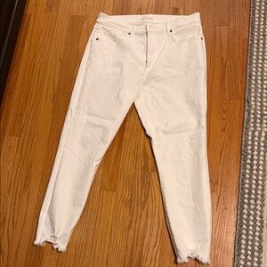 LOFT Women’s White Skinny Jeans